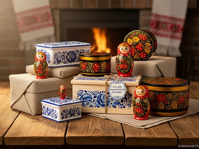 Русские подарочные коробки на заказ