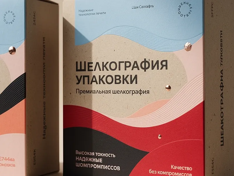 Шелкография упаковки недорого