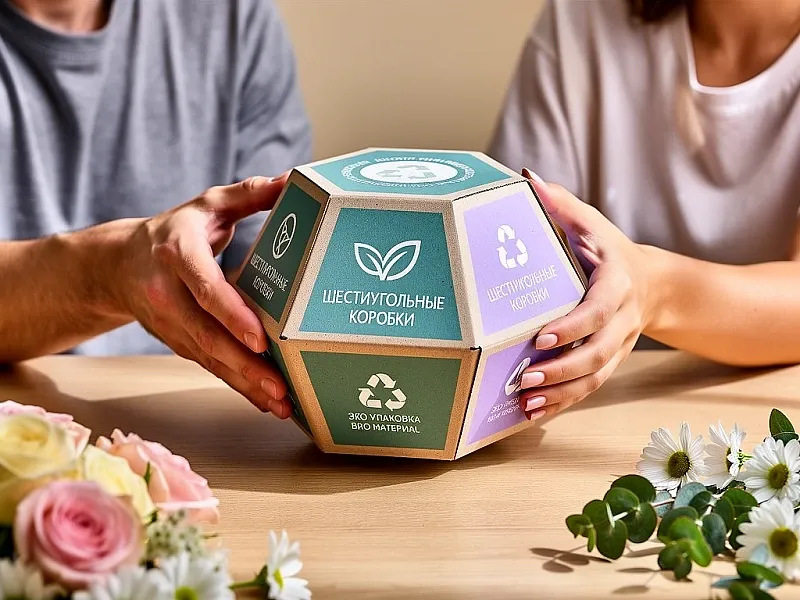заказать Шестиугольные коробки