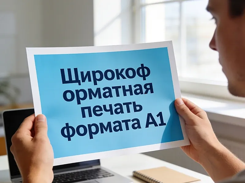 Широкоформатная печать формата А1 на заказ