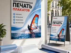 Широкоформатная печать плакатов в Москве