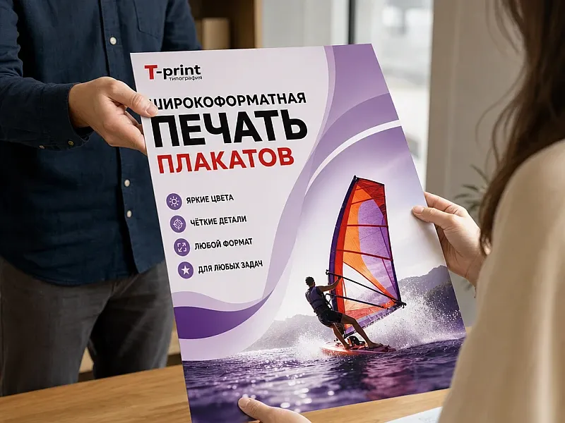 Широкоформатная печать плакатов недорого