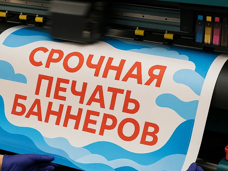 Срочная печать баннеров недорого