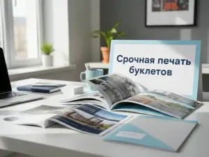 Срочная печать буклетов в Москве