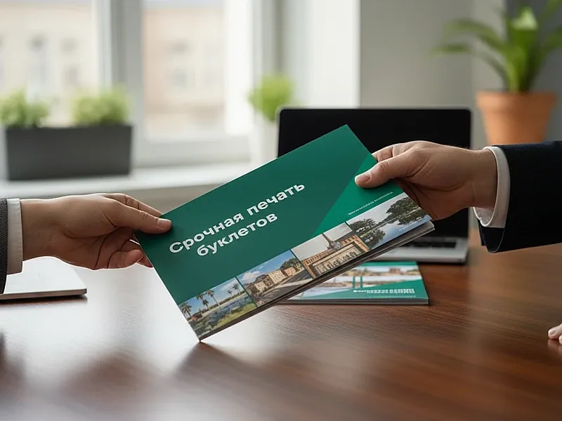 Срочная печать буклетов недорого