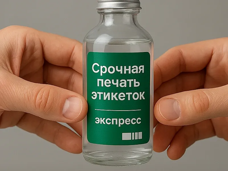 заказать Срочная печать этикеток