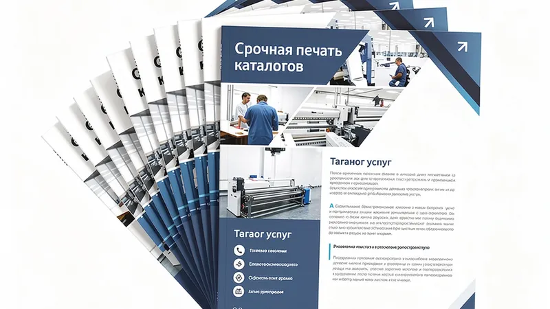 Срочная печать каталогов недорого