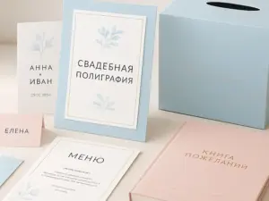 Свадебная полиграфия в Москве
