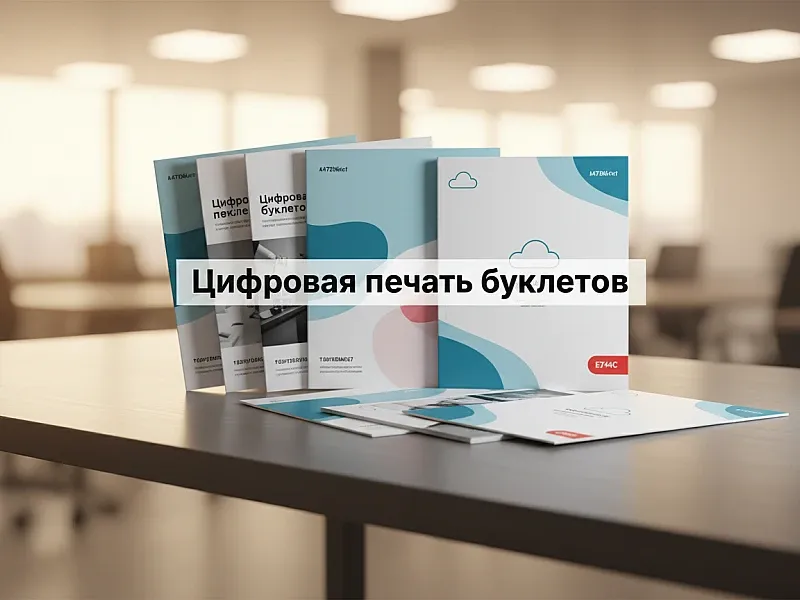 Цифровая печать буклетов на заказ