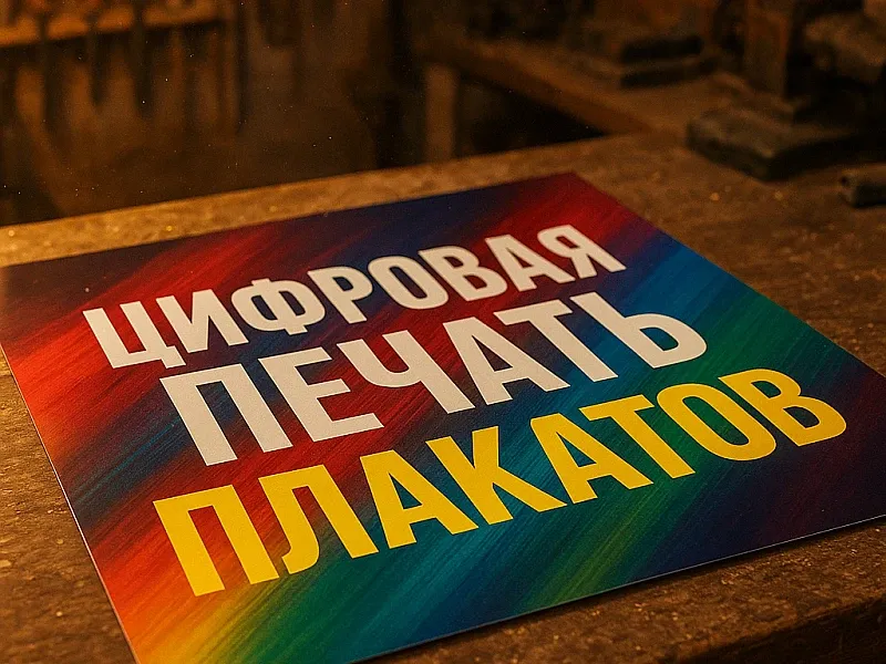 заказать Цифровая печать плакатов