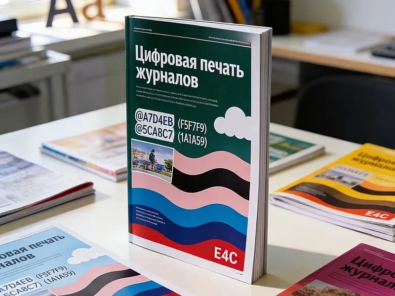 заказать Цифровая печать журналов