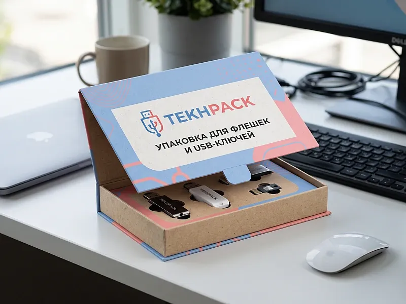 заказать Упаковка для флешек и usb-ключей