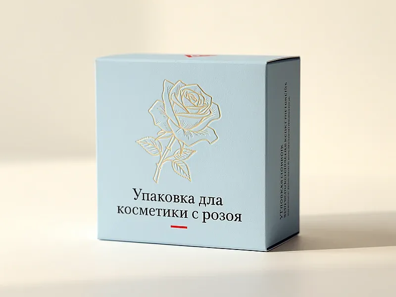 Упаковка для косметики с розой дешево