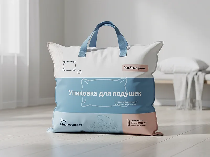 Упаковка для подушек на заказ