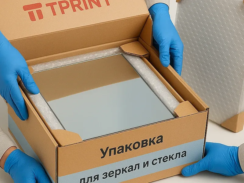 Упаковка для зеркал и стекла на заказ