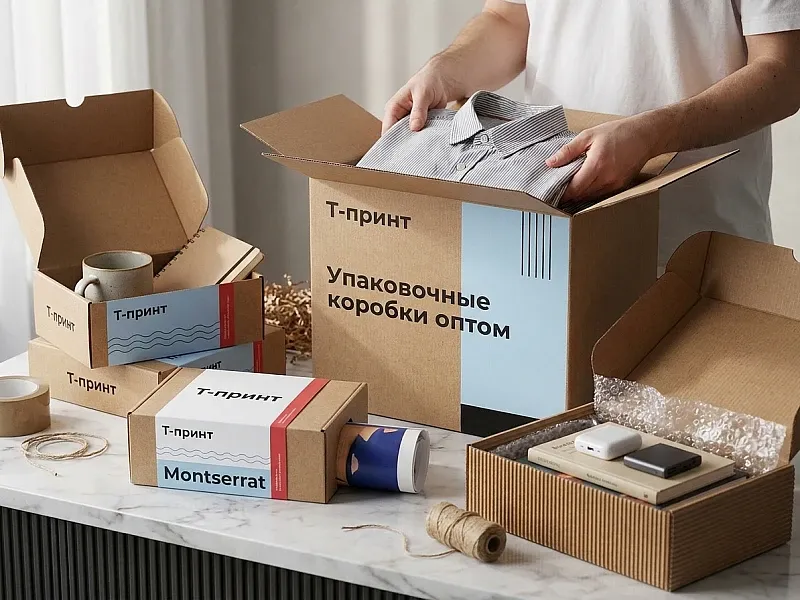 Упаковочные коробки оптом недорого