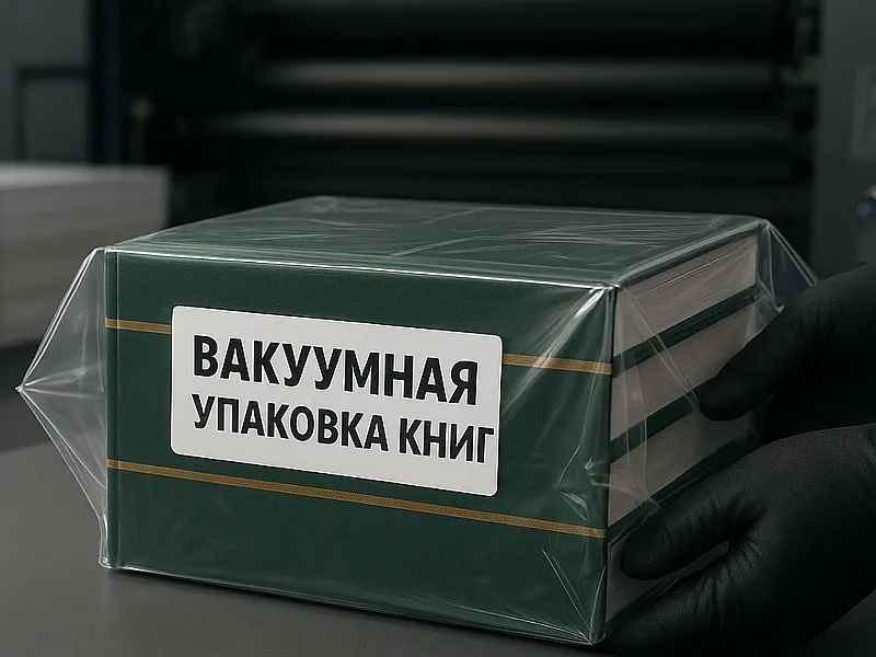 заказать Вакуумная упаковка книг