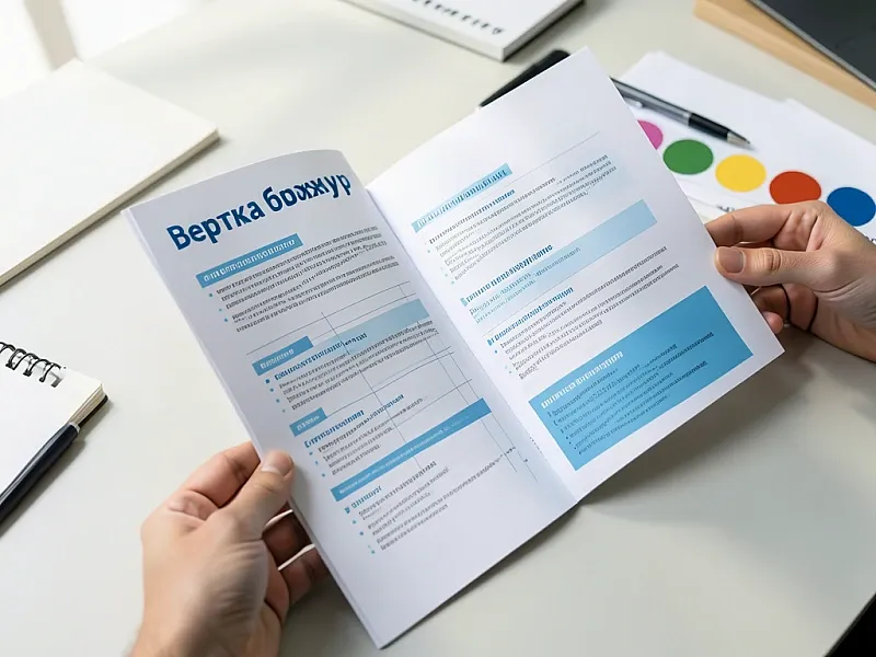 заказать Верстка брошюр