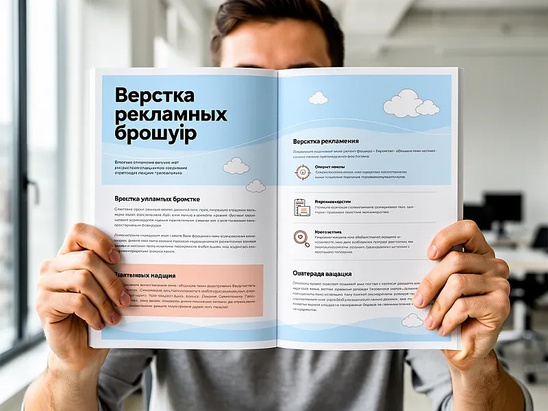 заказать Верстка рекламных брошюр
