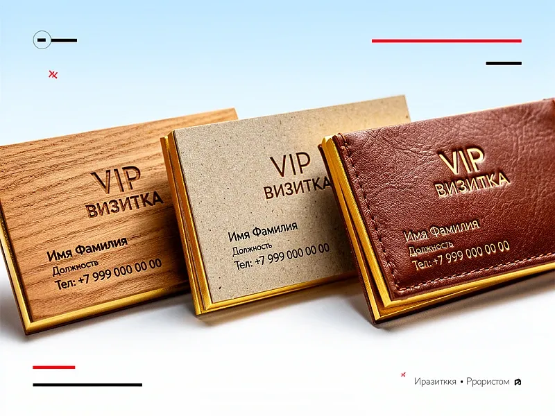 VIP визитки на заказ