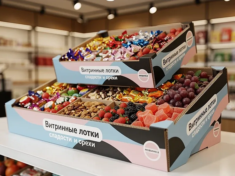 Витринные лотки дешево