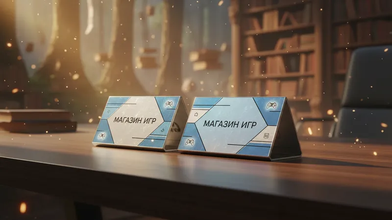 Визитки для магазина на заказ