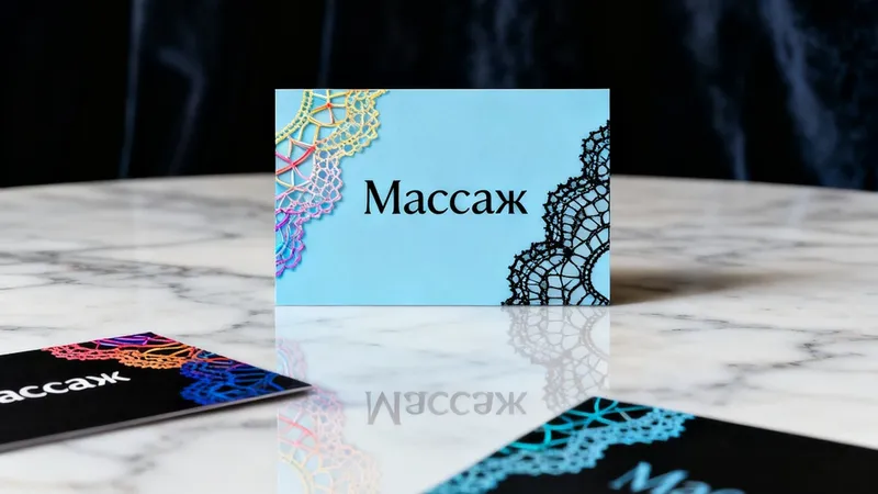 Визитки для массажиста