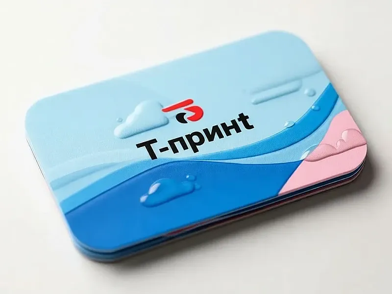 заказать Визитки на тач кавер бумаге