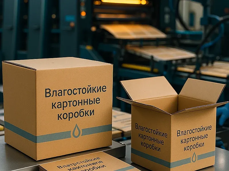 Влагостойкие картонные коробки дешево