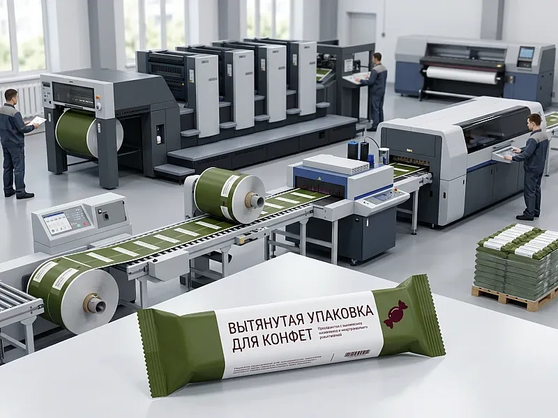 заказать Вытянутая упаковка для конфет